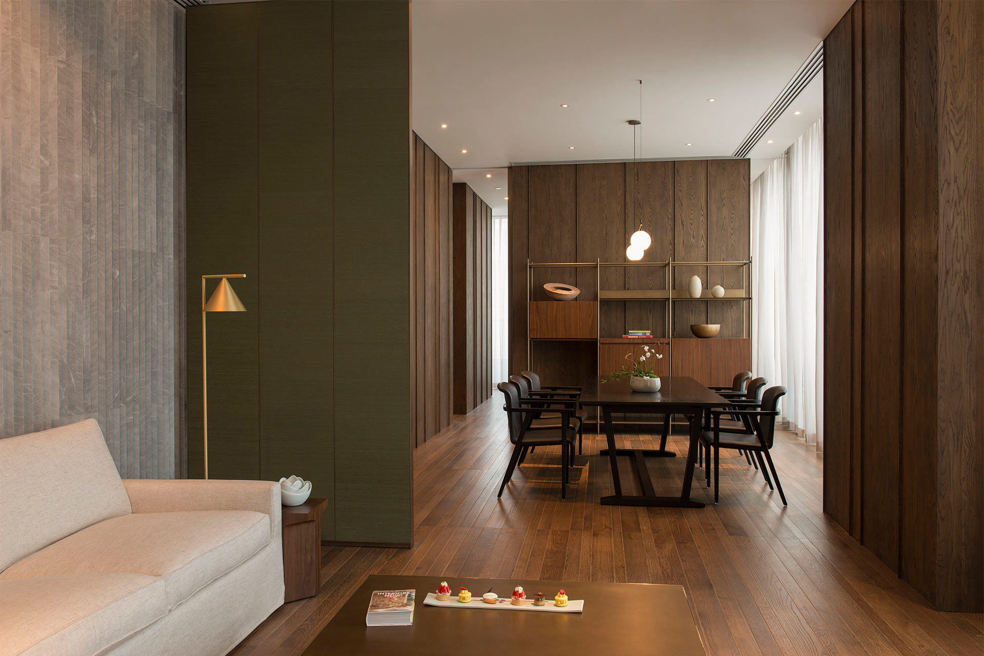 The Sukhothai Shanghai Premier Suite Living